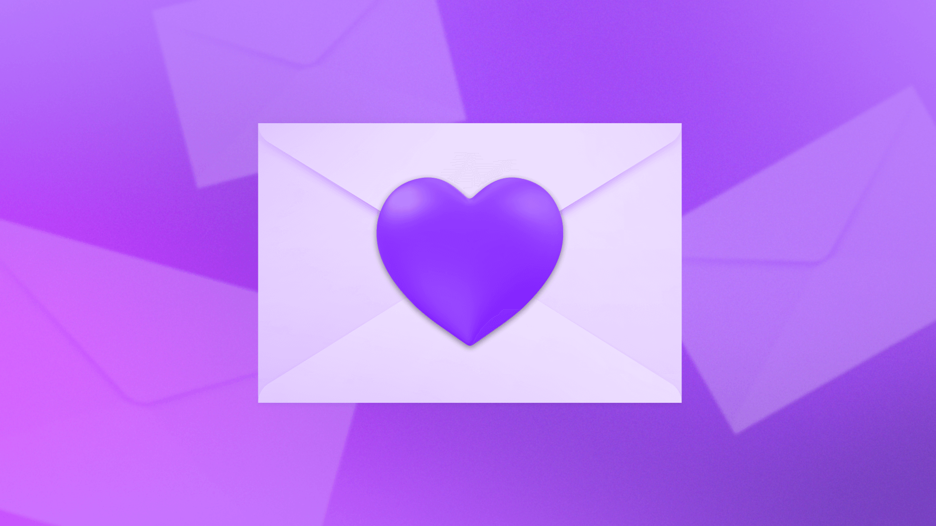 purple love letter